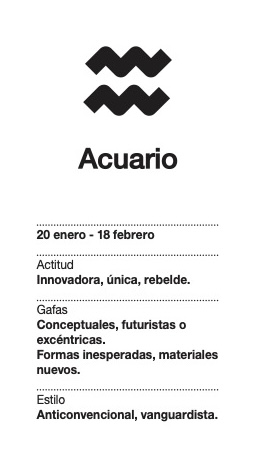 Carta del signo Acuario
