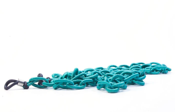 Cordón para gafas cadena verde