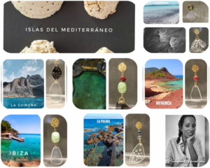 Collage colección Islas de Paula Pool para ReÓptica