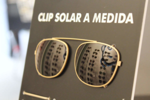 Clip de gafas para el sol a medida para tus gafas de vista en Asun Oliver Ópticas Valencia